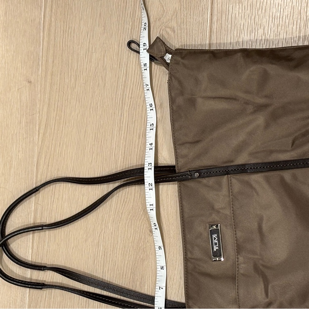 Tumi Dark Brown Nylon Shoulder Tote Bag - Picture 8 of 8